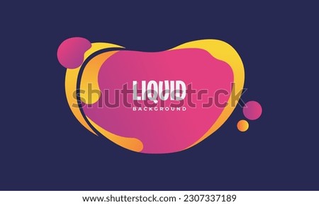 abstract modern graphic elements. Dynamical colored forms and line. Gradient abstract banners with flowing liquid shapes. Template for the design of a logo, flyer or presentation