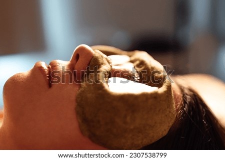 netrabasti - an ayurvedic eye treatment, oiling the eyes with medicated oil Royalty-Free Stock Photo #2307538799