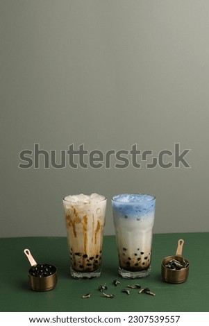 High quality images of milk tea for menu design