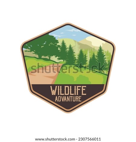 Adventure and mountain outdoor vintage logo template, badge or emblem style Pro Vector. Mountain Logo Outdoor Adventure, Badges, Banners, Emblem Pro Vector
