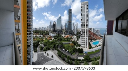 Miami Downtown Brickell Panoramic View