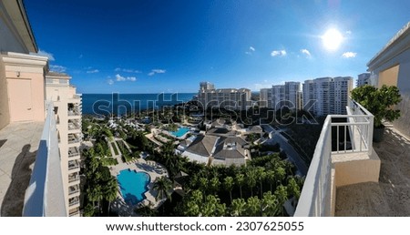 Key Biscayne Florida Panoramic View Royalty-Free Stock Photo #2307625055