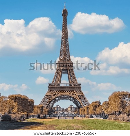 The Eiffel Tower in Paris city