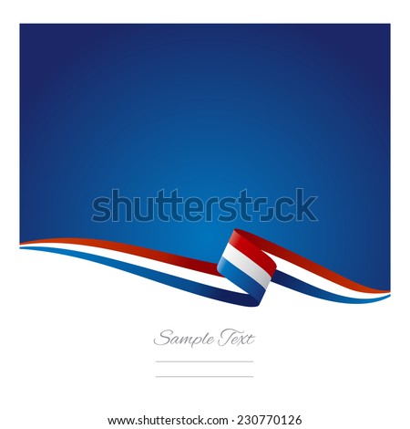 Abstract color background Netherlands flag