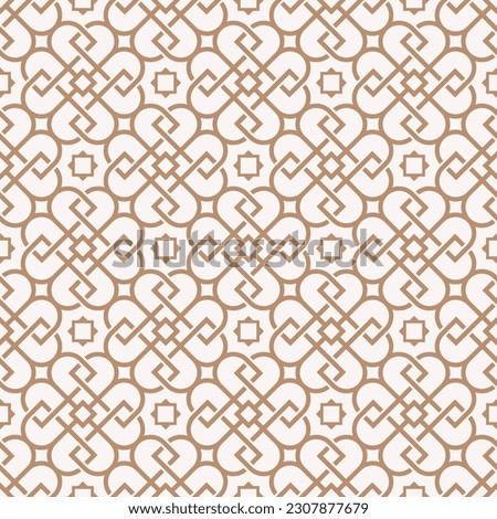 Editable Seamless Pattern with floral ornamental Shape flowers flat vector design
