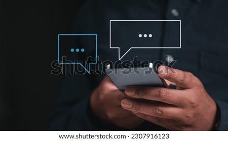 chat, message, technology, smartphone, social, communication, media, wireless, internet, social network. touching at smartphone for chatting and message. social network and communication used internet
