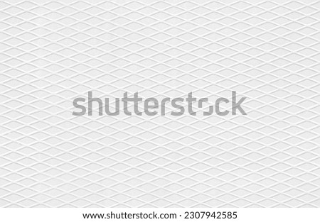 white seamless metal rhombus pattern painted texture for background Royalty-Free Stock Photo #2307942585