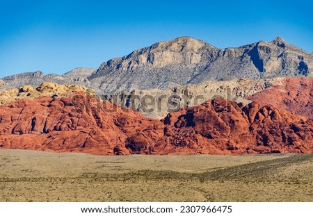 Red Rock Canyon National Conservation Area National reserve in Nevada Royalty-Free Stock Photo #2307966475