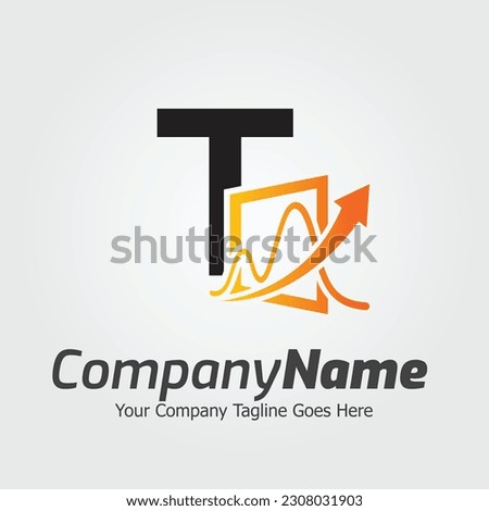 Letter T vector logo template, Colorful Letter T logo, Financial Company Logo, Financial Institute Advisors Logo Design Template Vector Icon