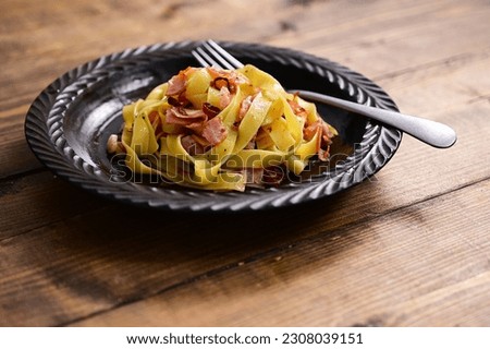 Peperoncino style pasta with fettuccine