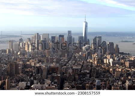 Manhattan New York District photographed from the Empire State Building