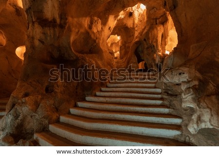 interior of the cave of the treasure in Malaga