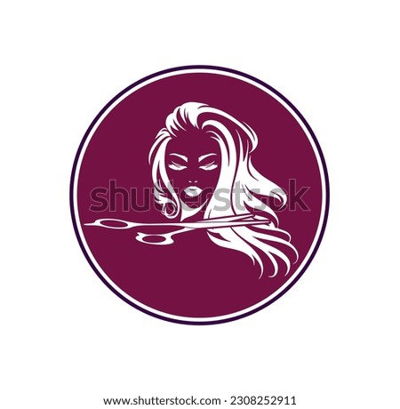 Beauty Hair Salon Logo female fashion logo	