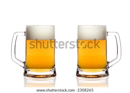 Beer glasses
