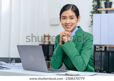 Young busy asian business woman manager, lawyer doing bookkeeping audit graph documents checking Bank Reconciliation, Base Stock, Last Invoice Price, Freight, Drop Product or Drop Section Decisions
