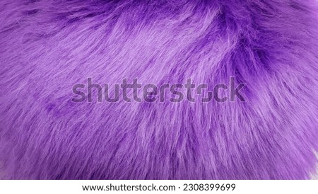 Fluffy dark purple long hair texture background Royalty-Free Stock Photo #2308399699