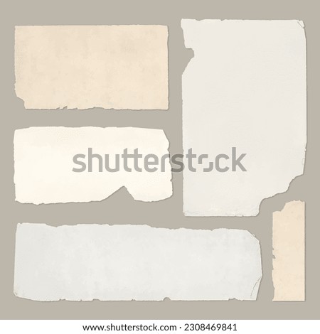 Papers cards cut white cardboard  Royalty-Free Stock Photo #2308469841