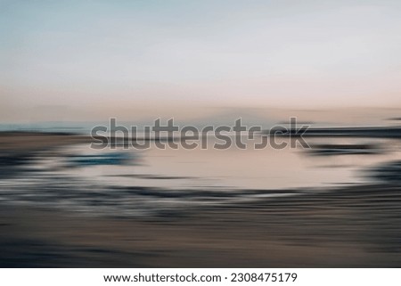 Defocused abstract background of beach