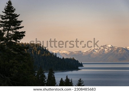 Lake Tahoe, freshwater lake in the Sierra Nevada of the United States