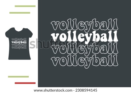 Volleyball player t shirt design