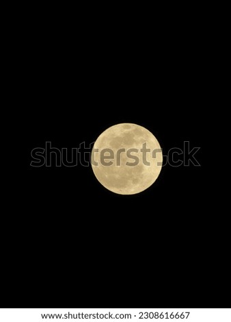 It is a picture of a full moon.
