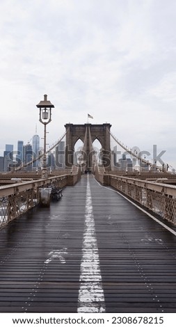 The Brooklyn Bridge from your walk.