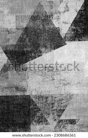 Abstract modern geometric background, polygonal shape, abstract triangular surface. gray background with geometric shapes. modern element for banner, presentation design.black and white photography