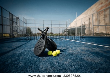 tennis panel balls in court  Royalty-Free Stock Photo #2308776201