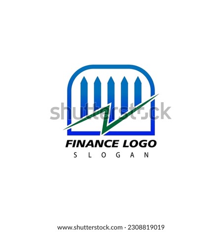 Business Finance Logo design vector template
