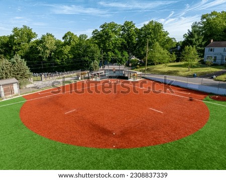Aerial Photography of the Charleston Central Little League Baseball Field on Oakmont in Charleston, WV by UA-Visions