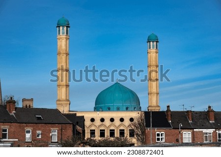 The Madina Mosque or Madina Masjid, also known as the "Wolseley Road Mosque", is the first purpose-built mosque in Sheffield, South Yorkshire, England Royalty-Free Stock Photo #2308872401