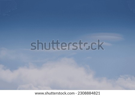 curve cloud texture with blue sky background. cloud and blue sky in summer time.
