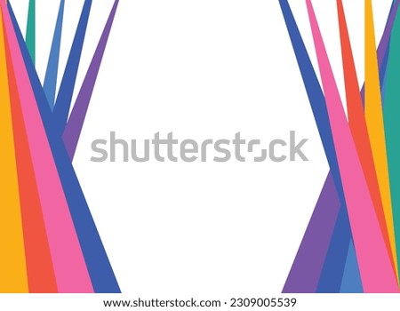 Rainbow Abstract Stage Backdrop And Space To Put Text Vector Illustration Design Colorful Color Background Creative For Business Banner, Poster, Flyer, Card, Cover