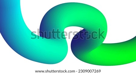 Abstract volumetric background. Cords. Tube toothpaste. Minimalism. Creative modern background. Cover design, wallpaper, background. EPS vector. Royalty-Free Stock Photo #2309007269