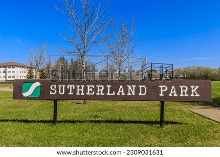 Sutherland Park in Saskatoon, Saskatchewan