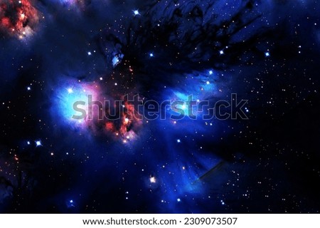 Beautiful space nebula. Elements of this image furnishing NASA. High quality photo