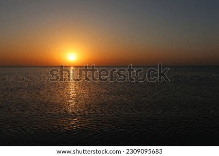 Best sunrise over the red sea
