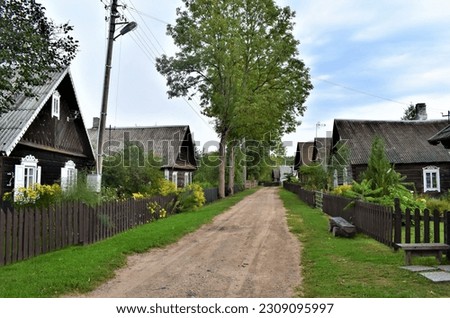 Grabijolai is a Village in Lithuania Royalty-Free Stock Photo #2309095997