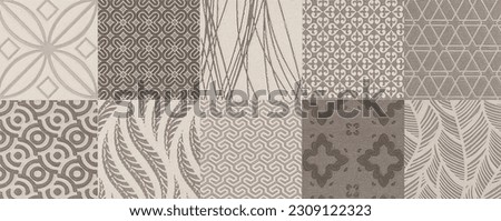 Multicolor Digital Wall Tile Decor For interior Home or Ceramic wall tile Design, Heavily Mixed Wall Art Decor For Home, wallpaper, linoleum, textile, web page background Royalty-Free Stock Photo #2309122323