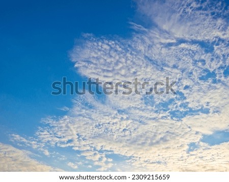 Beautiful sky and clouds summer good weather