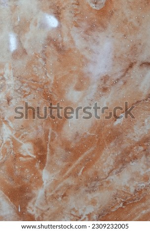 Cramic texture with brown marble pattern