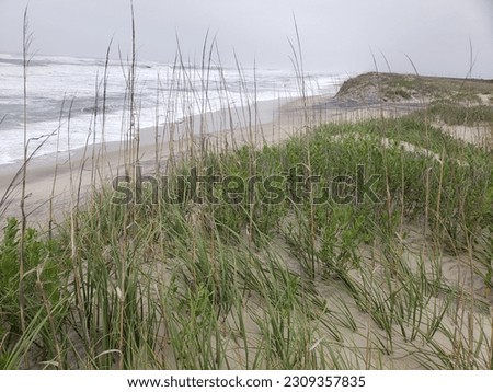 A picture of a ocean bad weather at cap Hatteras- North Carolina- United States