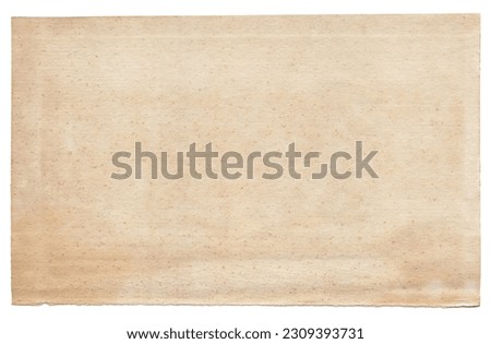 Vintage background of old paper texture with spots isolated