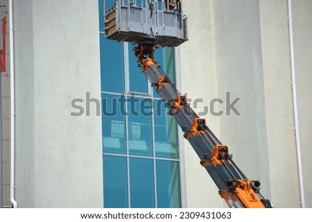 Special automotive equipment for lifting people to heights and making repairs