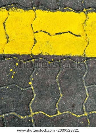 Close up of road brick background