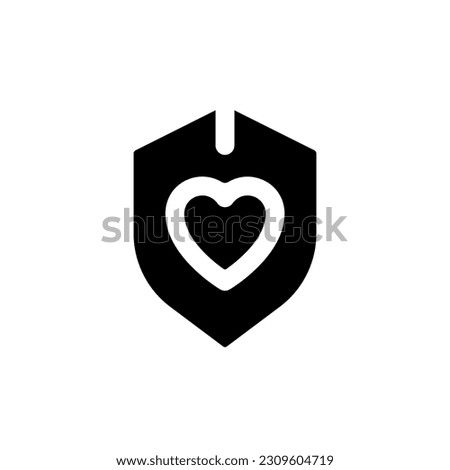 Immune system black glyph ui icon. Organism protection. Healthcare. Medicaid. User interface design. Silhouette symbol on white space. Solid pictogram for web, mobile. Isolated vector illustration