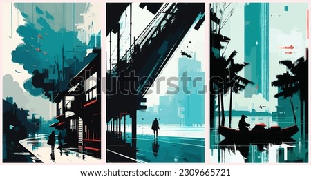 Tornado Disaster And Typhoon Wind And Cyclone On Earth Background set collection of abstract vector illustration