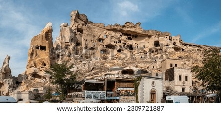 Çavuşin castle, Avanos, Cappadocia, Turkey Royalty-Free Stock Photo #2309721887