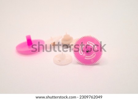 Photo of alarm clock plastic gears