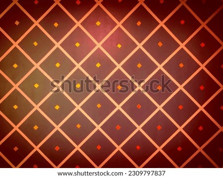 abstract line crossing square fade of light on smooth cement wall background